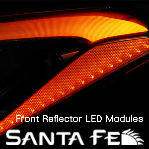 [ Santafe DM(2013) auto parts ] Front 2Way Reflector LED Modules for Santafe DM Made in Korea
